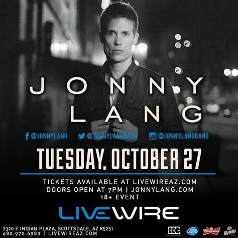 Jonny Lang Tickets 10/27/15