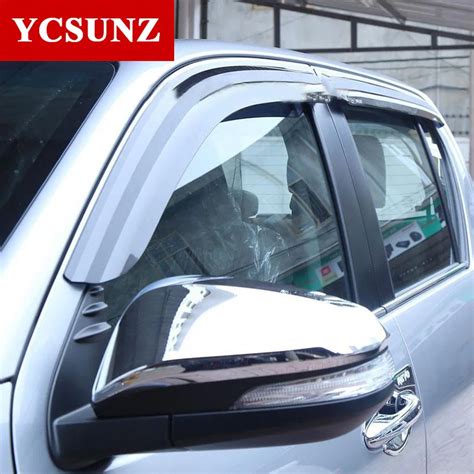 2016 2017 Chrome Side Mirror Cover For Toyota Ki Jang Innova Hilux Revo