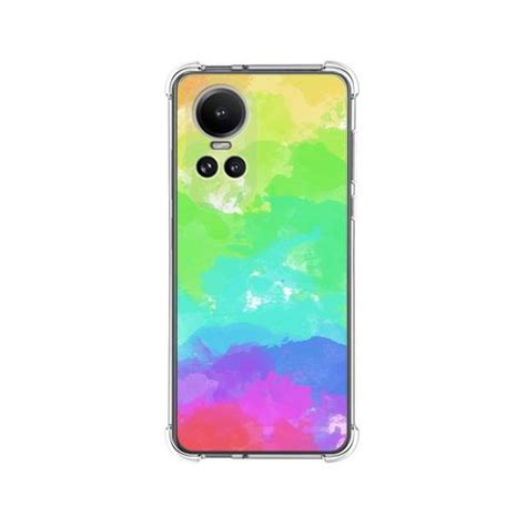 Funda Silicona Antigolpes Oppo Reno 10 5g 10 Pro 5g Diseño Acuarela