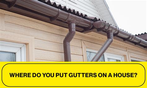 how to put gutters on a house
