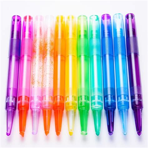 Premium Photo Assorted Vibrant Gel Pens Smooth Ink Flow