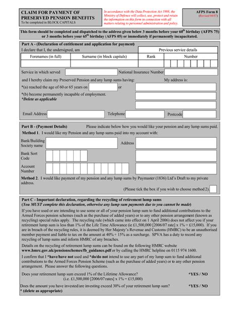 Afps Form 8 Fill Out And Sign Online Dochub