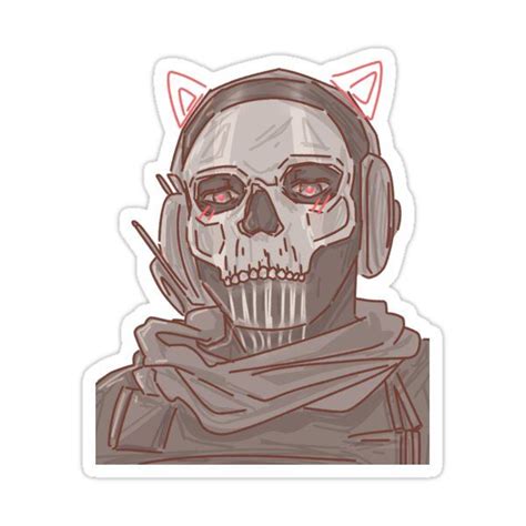 Simon Ghost Riley Sticker For Sale By Cr3epy Call Of Duty Ghosts