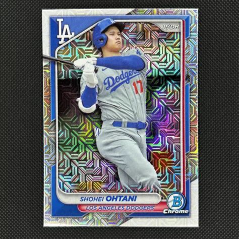 Shohei Ohtani Bowman Chrome M Ga Bo Te La Dodgers Comme Neuf