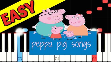 Peppa Pig Songs | Piano Tutorial Chords - Chordify