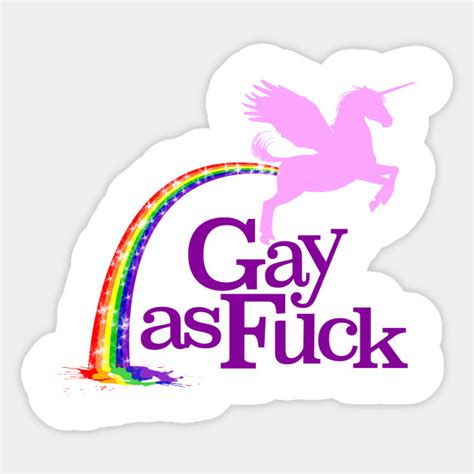 Gay As Gay Sticker Teepublic