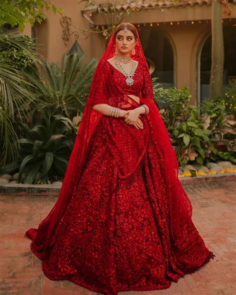 Sabyasachi Bride From Pakistan Stunned In A Sindoori Red Lehenga