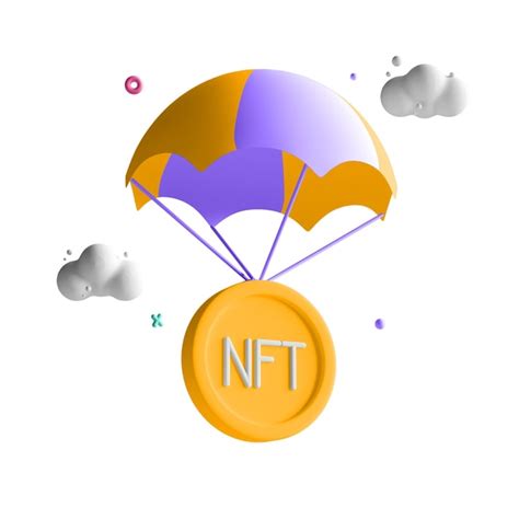 Premium Psd D Nft Icon Airdrop Cryptocurrency Coin