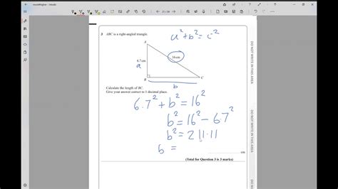 Mock Set 4 GCSE 9 1 Edexcel Higher Paper Practice YouTube