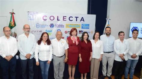 Rotarios Coparmex e Imagen de Veracruz inician colecta de víveres para