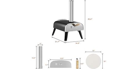 Aidpiza 12 Outdoor Pizza Oven