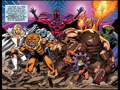 Brotherhood Of Mutants Marvel Villains Comic Books Art X Men