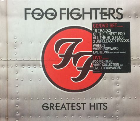 Foo Fighters Greatest Hits Cd Digibook Compilation Dvd