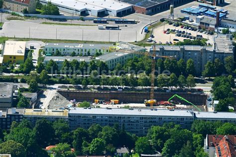 Luftbild M Nchen Baustellen Zum Neubau Eines Stadtquartiers Zschokke