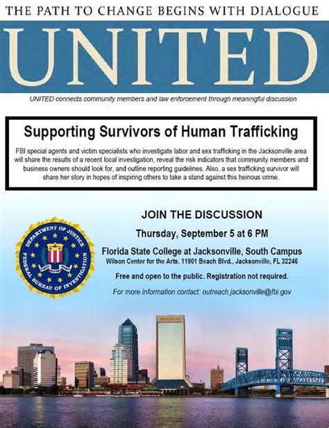 Supporting Human Trafficking Survivors — Fbi