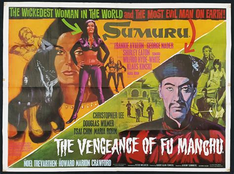 SUMURU THE VENGEANCE OF FU MANCHU 1967 Original Christopher Lee UK