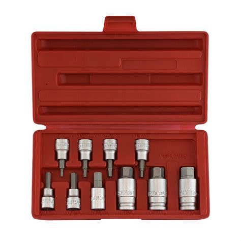 Pc Dr Hex Allen Socket Set Sae Walmart