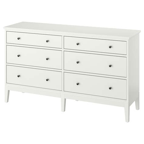 IDANÄS 6-drawer dresser, white, 633/4x373/8" - IKEA