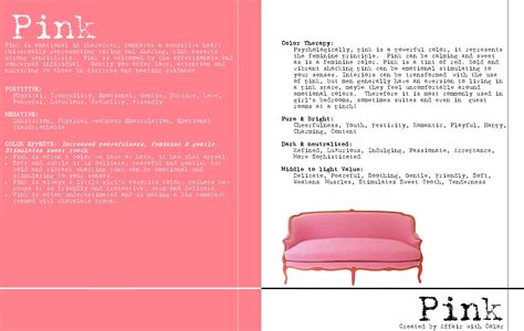 Pink I Created To Share Some Color Theory Ideas With Everyone For