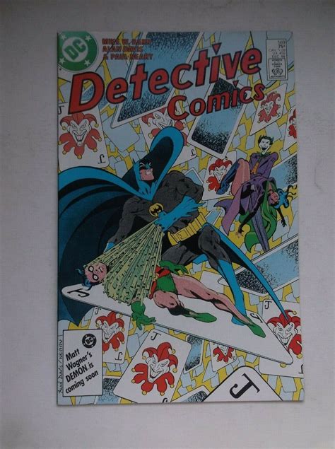 Dc Detective Comics Batman Joker Catwoman Robin Cover Vf