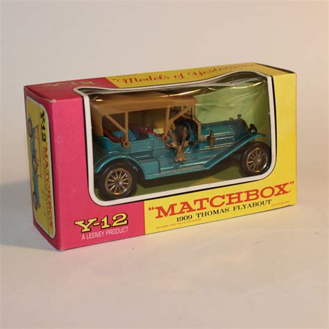 Matchbox Lesney Models Of Yesteryear Y 12 1909 Thomas Flyabout