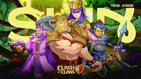 Best Anime Hero Skin Is 🪄 Clash Of Clans Anime Season Coc Youtube