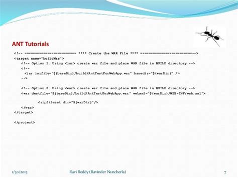 Apache Ant Build File Tutorial Collectordad