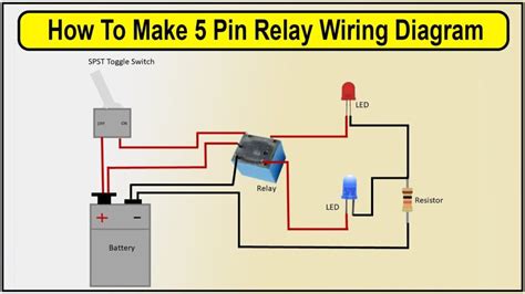 Cómo Conectar Un Esquema De Relé De 12V Con 5 Pines