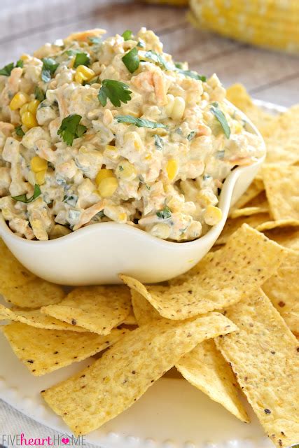 Tex Mex Fresh Corn Dip Food And Drink