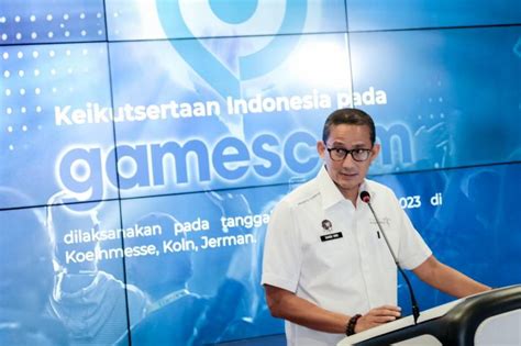 Bidik Pasar Eropa Sandiaga Uno Dukung Game Lokal Di Ajang Gamescom