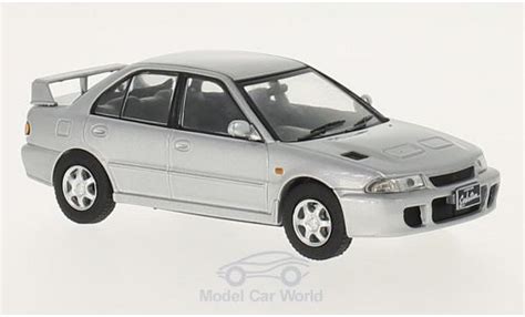 Modellino In Miniatura Mitsubishi Lancer 1 43 WhiteBox Evo 1 Grigio RHD