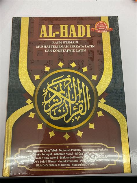 Al Quran Al Hadi Terjemahan Rumi A4 B5 Free Gift Lazada