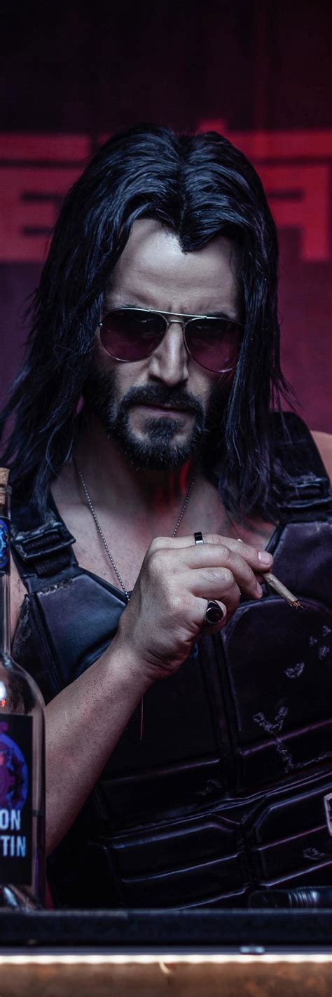 1000x3000 Cyberpunk 2077 Keanu Reeves Art 1000x3000 Resolution