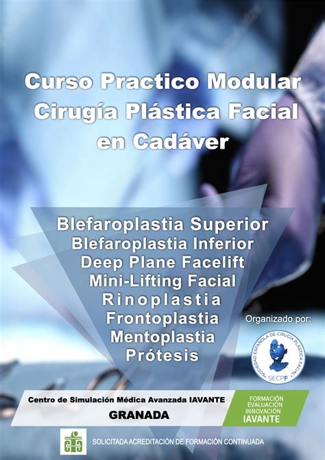 Curso Pr Ctico Modular Cirug A Pl Stica Facial En Cad Ver Secpf