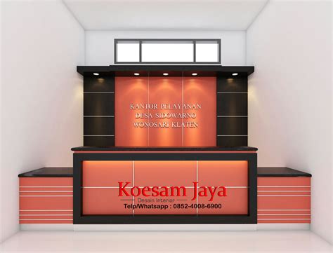 Detail Desain Ruang Pelayanan Kantor Desa Koleksi Nomer