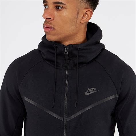 Mens Clothing Nike Sportswear Tech Fleece Windrunner Black 805144