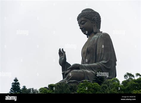 Tian Tan Buddha Le Plus Grand Du Monde Bouddha De Bronze Dans L Le