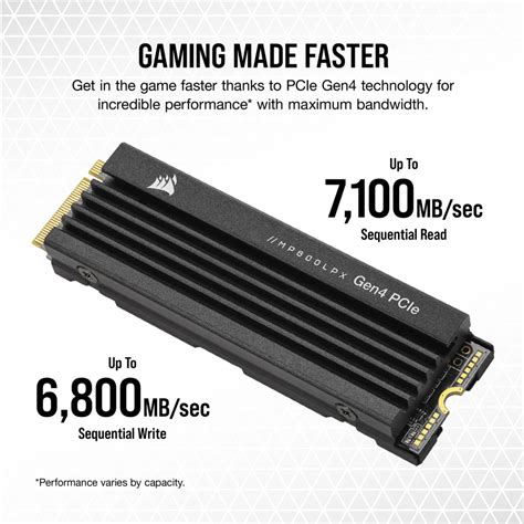 Corsair MP600 PRO LPX 1TB 2TB PCIe Gen4 X4 NVMe M 2 SSD Compatible