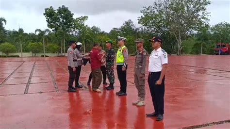 Ratusan Personel Gabungan Siap Amankan Nataru Di Bangka Barat