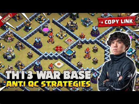 NEW TH13 WAR BASES WITH LINKS WSA CWL YouTube