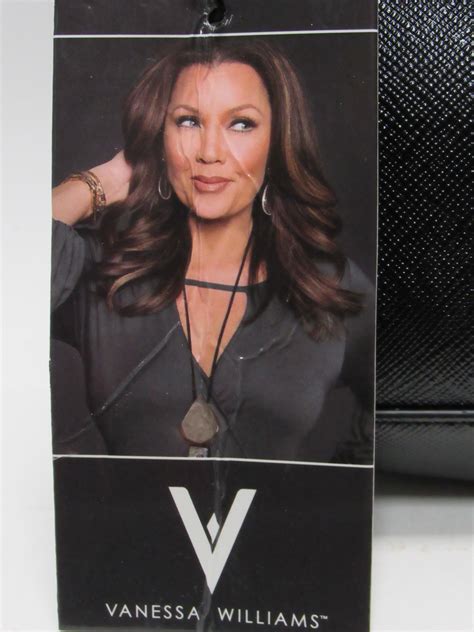 Vanessa Williams Vw 11blk Posh Crossbody Bag Black Purse Handbag