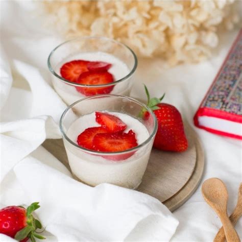 Panna Cotta Vegana De Coco Y Fresas Alimentaci N Antiinflamatoria