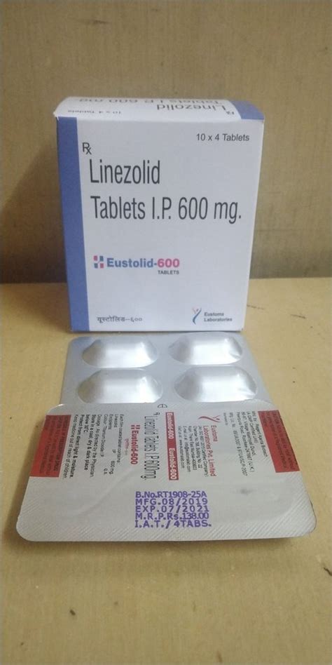 Linezolid Tablets Packaging Size Packaging Type Strips At Rs