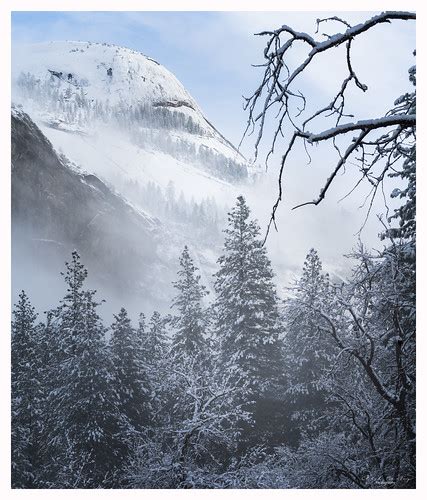 Break In The Storm North Dome Yosemite Valley There Was Flickr