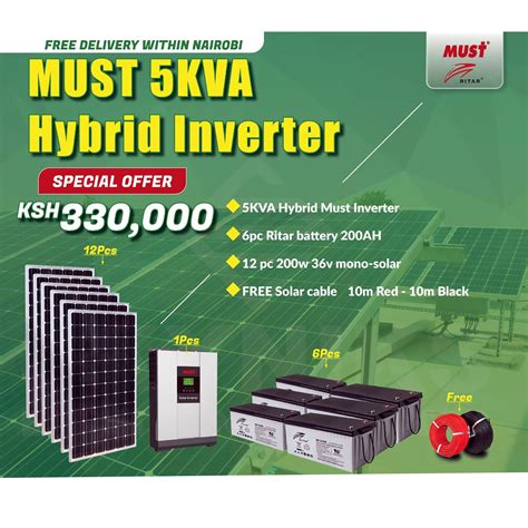 Must 5kva Hybrid Inverter Fullkit System Skyniks