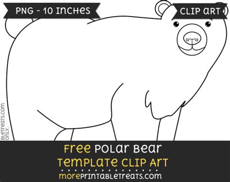 Polar Bear Template - prntbl.concejomunicipaldechinu.gov.co