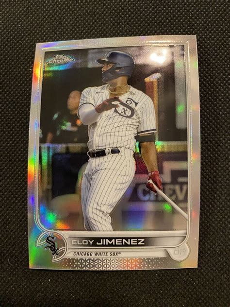 2022 Topps Chrome Eloy Jimenez Refractor 16 Chicago White Sox EBay