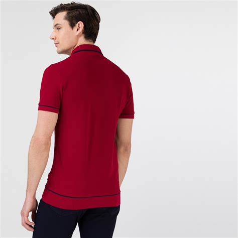 Lacoste Erkek Regular Fit Bordo Polo PH4275 476 Lacoste