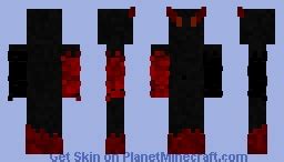 Red Evil Demon Minecraft Skin