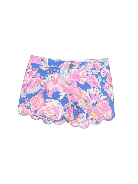 Lilly Pulitzer Floral Multi Color Pink Shorts Size 2 69 Off Thredup